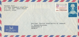 Libya Air Mail Cover Sent To Germany Topic Stamps No Postmark Light Folded Cover - Libië