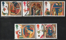 GRANDE BRETAGNE - N°1574/8 ** (1991) Noël - Unused Stamps
