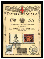 ITALIA - MILANO - TEATRO ALLA SCALA - Stagione 1978 Del BICENTENARIO - LA FORZA DEL DESTINO - Theatre