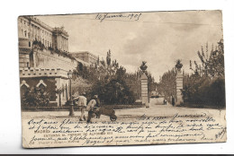 CPA MADRID  ENTRADA AL PARQUE DE ALFONSO XIII En 1905! (voir Timbre) - Madrid