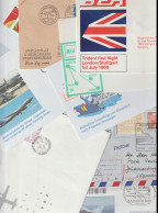 50 Covers With Airlines As A Theme, Either Stamps Or Postmarks. Postal Weight 0,349 Kg. Please Read Sales Con - Airplanes