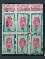 BELGIAN CONGO 1948 ISSUE CURIOSITY  STAIN OF COLOR ON THE FACE MNH - Unused Stamps