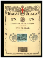 ITALIA - MILANO - TEATRO ALLA SCALA - Stagione 1978 Del BICENTENARIO - BALLO EXCELSIOR - Théâtre