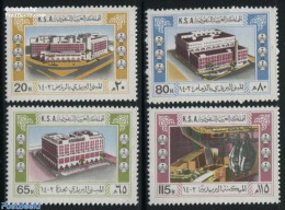 Saudi Arabia 1982 Postal Buildings 4v, Mint NH, Post - Post