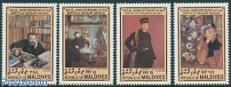 Maldives 1984 Edgar Degas 4v, Mint NH, Art - Edgar Degas - Modern Art (1850-present) - Paintings - Malediven (1965-...)