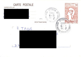 FRANCE. POSTAL STATIONERY FROM SARREGUEMINES TO SPEYER. 1983 - Altri & Non Classificati