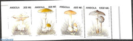 Angola 1993 Mushrooms Booklet, Mint NH, Nature - Mushrooms - Stamp Booklets - Pilze