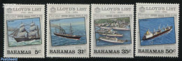 Bahamas 1984 Lloyds List 4v, Mint NH, Transport - Various - Ships And Boats - Banking And Insurance - Barche