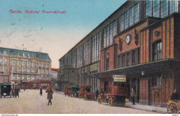 Berlin Bahnhof Friedrichstrasse Old Cars 1927 - Estaciones Sin Trenes