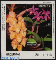 Venezuela 1991 Orchids S/s, Mint NH, Nature - Flowers & Plants - Orchids - Venezuela
