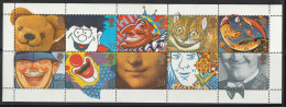 GRANDE BRETAGNE - N°1445/54 ** (1990) Timbres De Voeux - Unused Stamps
