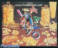 Comoros 1989 World Cup Football S/s, Mint NH, Health - Sport - Food & Drink - Football - Alimentazione