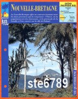 ILE NOUVELLE BRETAGNE Papouasie 3/3 Série Iles Océan Pacifique Sud Géographie Vie Quotidienne Fiche Dépliante - Aardrijkskunde