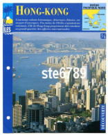 ILE HONG KONG 1/4 Série Iles Océan Pacifique Nord Géographie Découverte Fiche Dépliante - Géographie