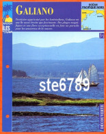 ILE GALIANO 1/1 Série Iles Océan Pacifique Nord Géographie Découverte Fiche Dépliante - Geographie