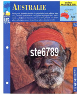 ILE AUSTRALIE  4/6 Série Iles Océan Pacifique Sud Géographie Vie Quotidienne Fiche Dépliante - Géographie