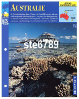 ILE AUSTRALIE  2/6 Série Iles Océan Pacifique Sud Géographie Découverte Fiche Dépliante - Aardrijkskunde