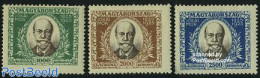 Hungary 1925 M. Jokais Birth Centenary 3v, Unused (hinged), Art - Authors - Nuevos