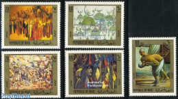 Iraq 1983 Paintings 5v, Mint NH, Art - Modern Art (1850-present) - Paintings - Iraq