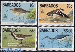 Barbados 1994 Birds, Hong Kong 4v, Mint NH, Nature - Birds - Barbados (1966-...)