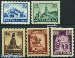 Poland 1945 Krakow Liberation 5v, Mint NH - Unused Stamps