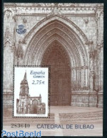 Spain 2010 Bilbao Cathedral S/s, Mint NH, Religion - Churches, Temples, Mosques, Synagogues - Ungebraucht