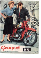 PEUGEOT Vélomoteur Moto Cycles 125 175 250 BEAULIEU VALENTIGNEY 25 Doubs Publicité 4 Pages - Publicidad