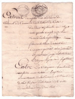 CASTELNAUDARY  An 1793 Tribunal De Commerce District De CASTRE Jugement Fabre Prach Marcelin Chamborieu 4 Pages - Decretos & Leyes