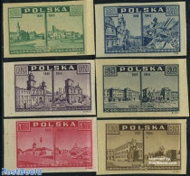 Poland 1945 Warsaw 6v, Mint NH - Unused Stamps