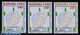 Burkina Faso 2006 E.M.S. Chronopost 3v, Mint NH, Post - Post