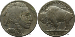 États-Unis - 5 Cents Buffalo 1936 - TTB/XF40 - Mon4935 - 1913-1938: Buffalo