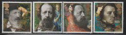 GRANDE BRETAGNE - N°1611/4 ** (1992) Lord Alfred Tennyson - Nuevos