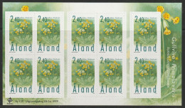 H 433) Aland 1999 Mi# 156 (10x) Folienblatt *: Pflanzen Schlüsselblume Primula Veris - Autres & Non Classés