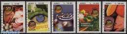 Honduras 2003 50 Years OIRSA 5v, Mint NH, Health - Nature - Various - Food & Drink - Fish - Maps - Alimentación