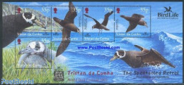 Tristan Da Cunha 2001 Bird Life S/s, Mint NH, Nature - Bird Life Org. - Birds - Tristan Da Cunha