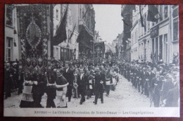 Cpa Anvers ; La Grande Procession De Notre-Dame - Les Congrégations - Antwerpen