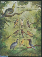 Central Africa 2000 Birds 9v M/s, Mint NH, Nature - Birds - Centrafricaine (République)