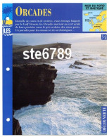 ILE ORCADES  1/3 Série Iles Mer Du Nord Et Baltique  Géographie  Découverte Fiche Dépliante - Géographie
