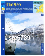 ILE TROMSO Norvege  1/1 Série Iles Mer Du Nord Et Baltique  Géographie  Découverte Fiche Dépliante - Geographie