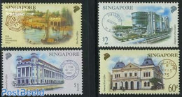 Singapore 2000 Postal Center 4v, Mint NH, Post - Poste