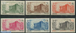 Senegal 1939 French Revolution 6v, Unused (hinged), Castles & Fortifications - Castillos