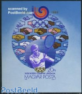 Hungary 1988 Olympic Games S/s Imperforated, Mint NH, Sport - Olympic Games - Tennis - Nuevos