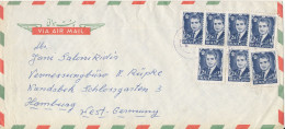 Iran Air Mail Cover Sent To Germany - Iran