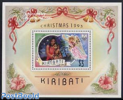 Kiribati 1993 Christmas S/s SPECIMEN, Mint NH, Religion - Angels - Christmas - Cristianismo