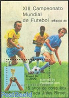 Brazil 1985 World Cup Football S/s, Mint NH, Sport - Football - Unused Stamps