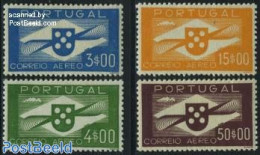 Portugal 1941 Airmail Definitives 4v, Unused (hinged) - Neufs