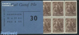 Sweden 1961 Carl Gustaf Pilo Booklet, Mint NH - Ongebruikt