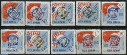Romania 1964 World Space Programme 10v, Mint NH, Transport - Space Exploration - Nuevos