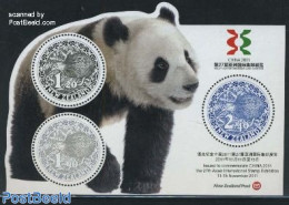 New Zealand 2011 Int. Expo China 2011 S/s, Mint NH, Nature - Various - Birds - Philately - Round-shaped Stamps - Ongebruikt