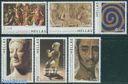 Greece 2006 Museums 6v, Mint NH, Art - Museums - Paintings - Sculpture - Nuovi